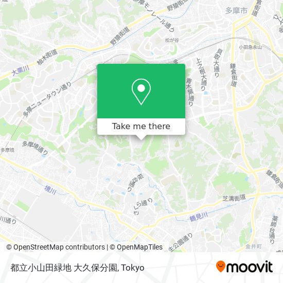 都立小山田緑地 大久保分園 map