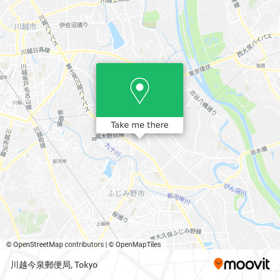 川越今泉郵便局 map