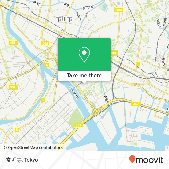 常明寺 map