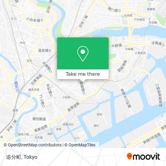 追分町 map