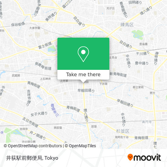 井荻駅前郵便局 map