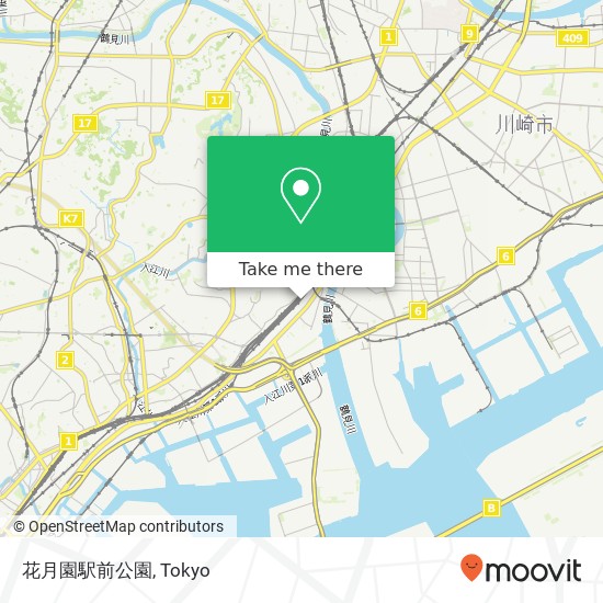 花月園駅前公園 map