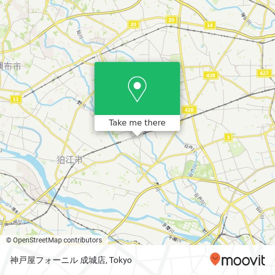 神戸屋フォーニル 成城店 map
