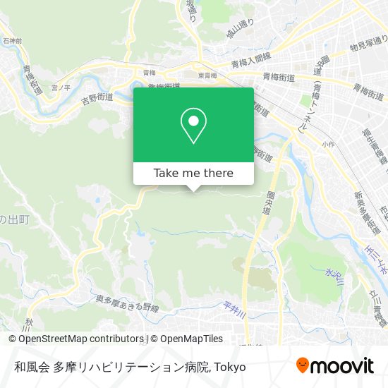 和風会 多摩リハビリテーション病院 map