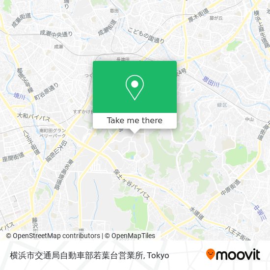 横浜市交通局自動車部若葉台営業所 map