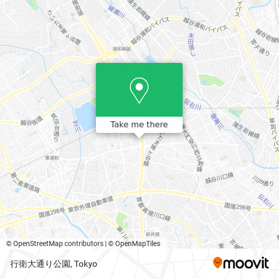 行衛大通り公園 map