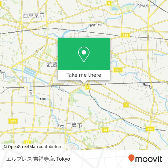 エルブレス 吉祥寺店 map