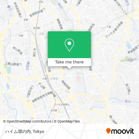 ハイム堀の内 map