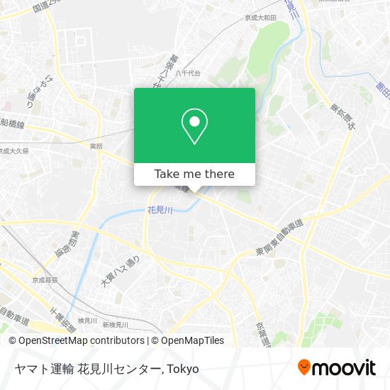 ヤマト運輸 花見川センター map