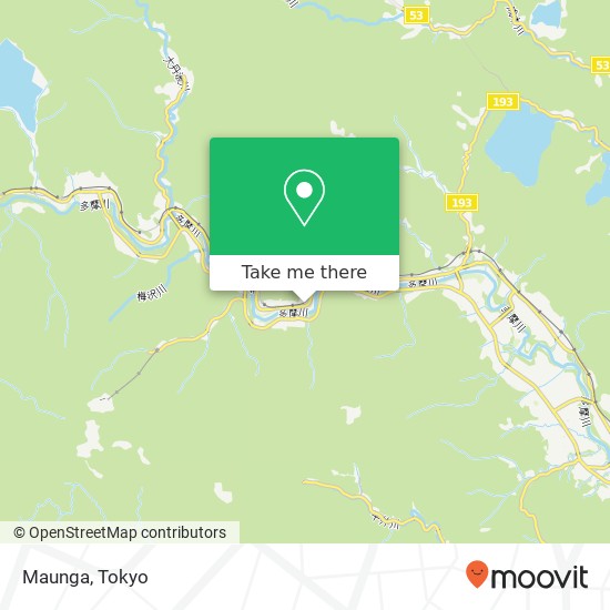 Maunga map