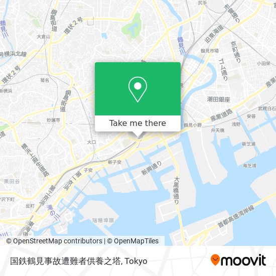 国鉄鶴見事故遭難者供養之塔 map