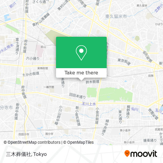 三木葬儀社 map