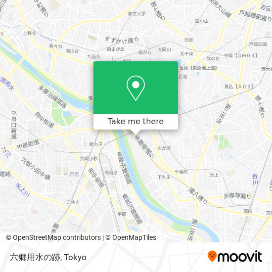 六郷用水の跡 map