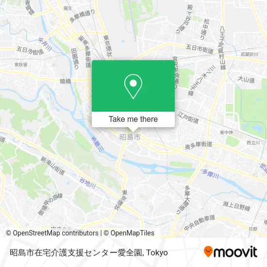 昭島市在宅介護支援センター愛全園 map