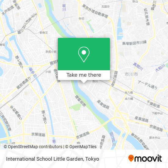International School Little Garden map