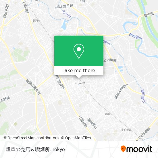 煙草の売店＆喫煙所 map