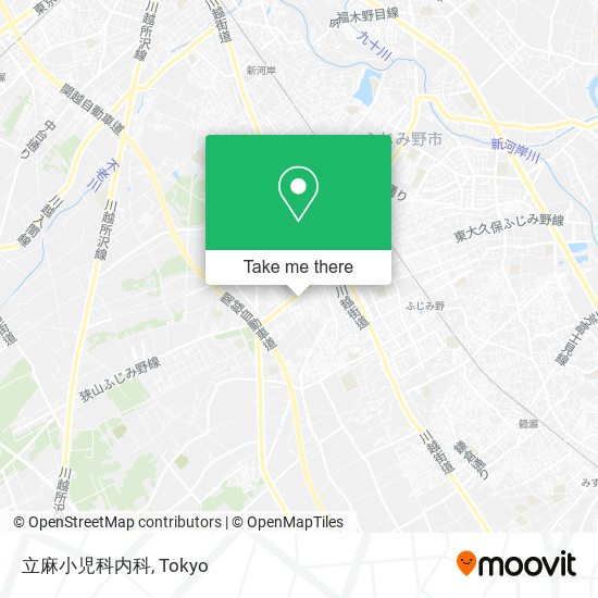 立麻小児科内科 map