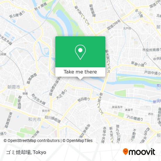 ゴミ焼却場 map