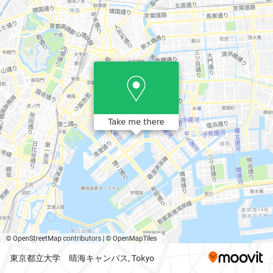 東京都立大学　晴海キャンパス map