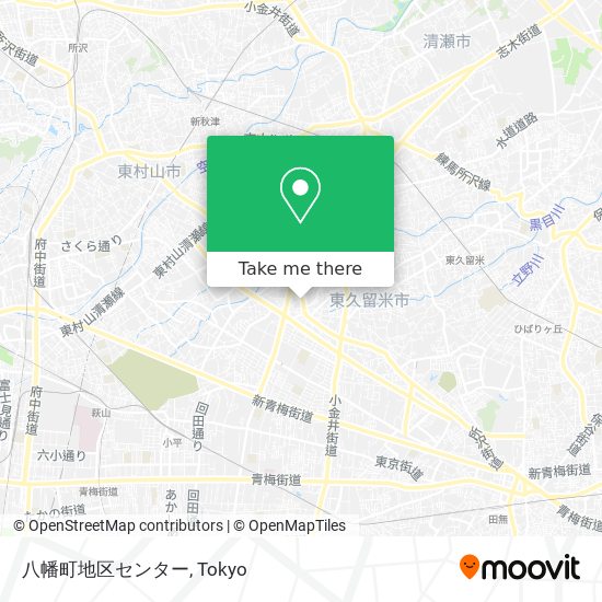 八幡町地区センター map