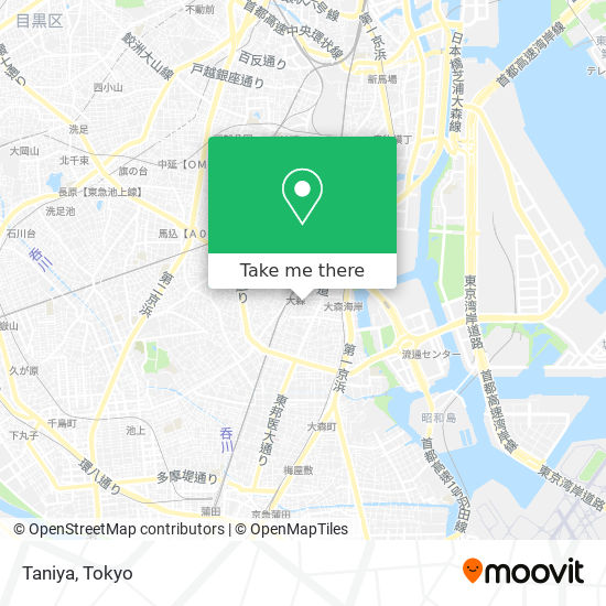 Taniya map