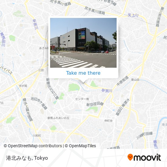 怎樣搭巴士或地鐵去横浜市的港北みなも Moovit