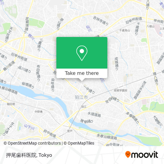 押尾歯科医院 map