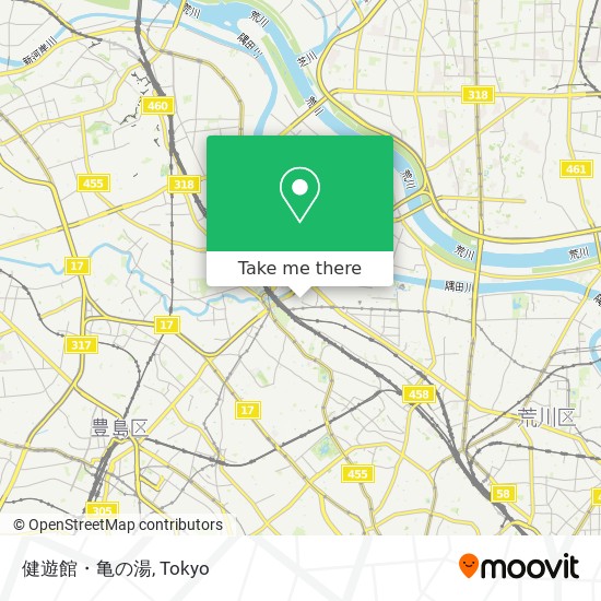 健遊館・亀の湯 map