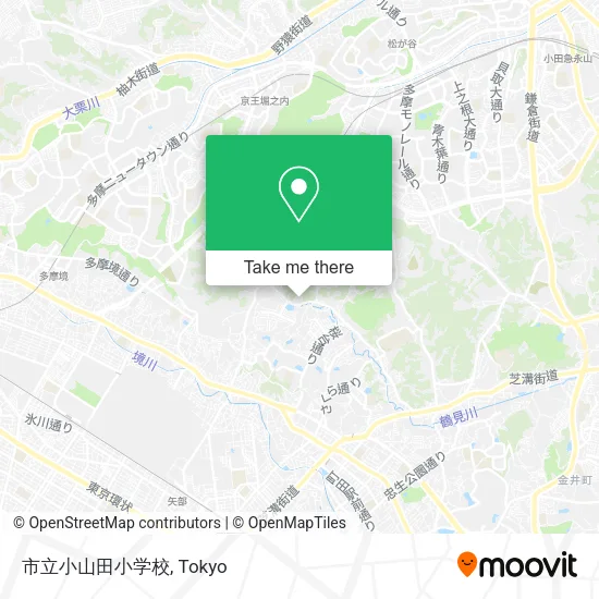 市立小山田小学校 map