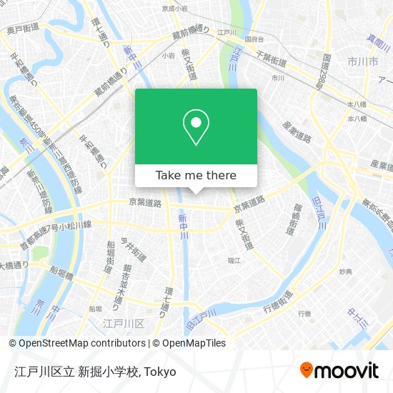 江戸川区立 新掘小学校 map