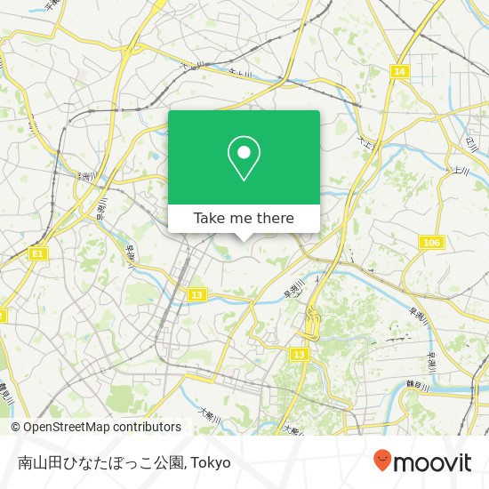 南山田ひなたぼっこ公園 map