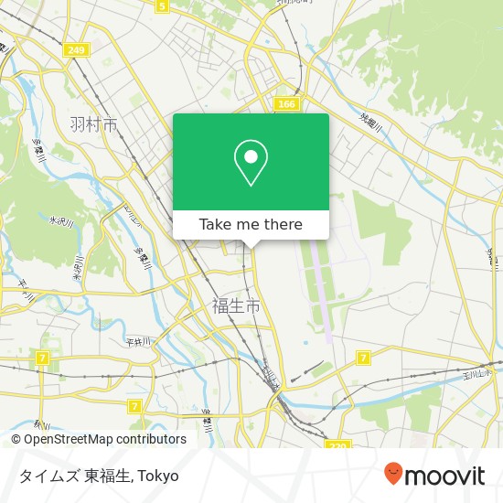 タイムズ 東福生 map