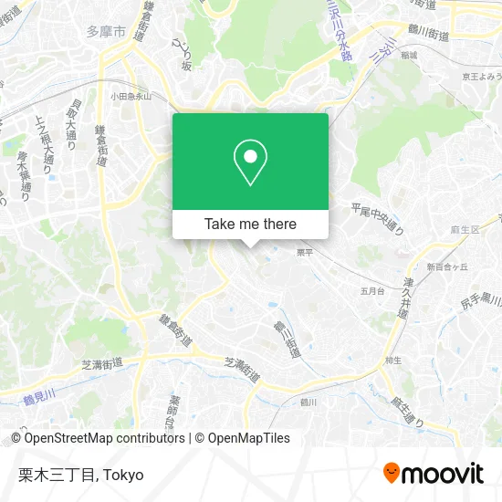 栗木三丁目 map