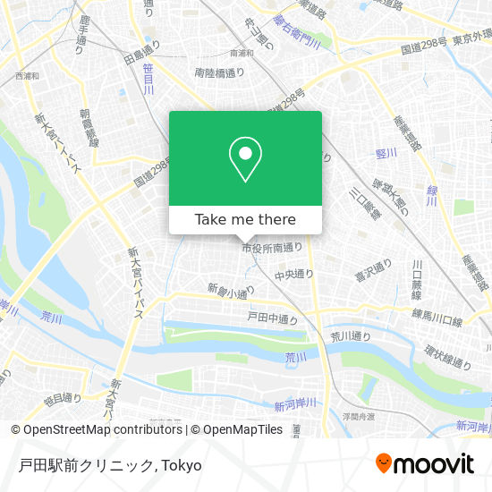 戸田駅前クリニック map