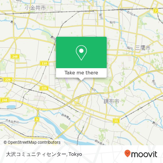 大沢コミュニティセンター map