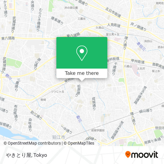 やきとり屋 map