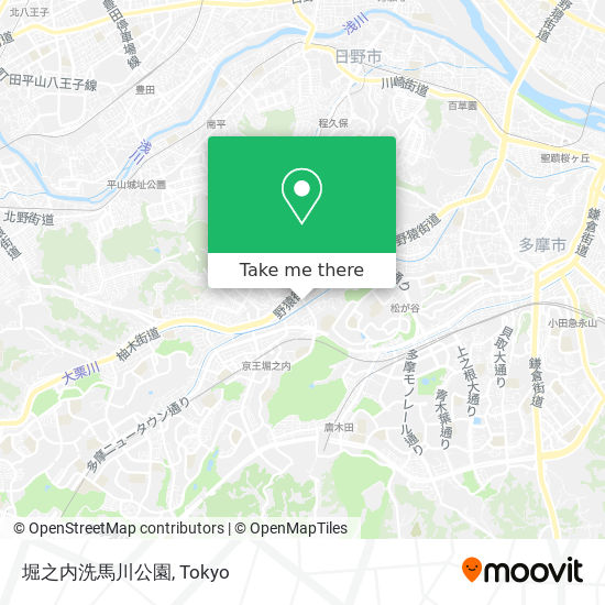 堀之内洗馬川公園 map
