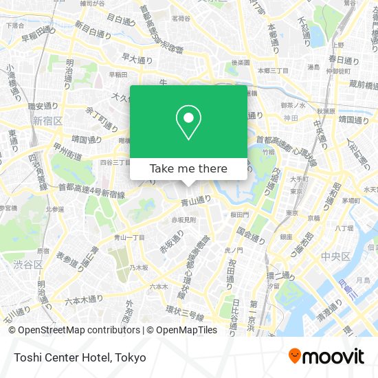 Toshi Center Hotel map