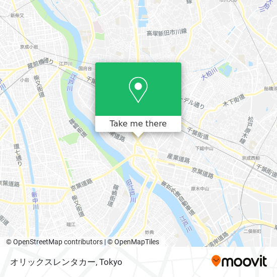 オリックスレンタカー map