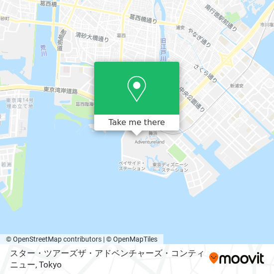 スター・ツアーズザ・アドベンチャーズ・コンティニュー map