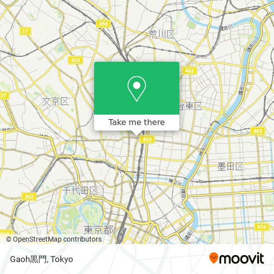 Gaoh黒門 map