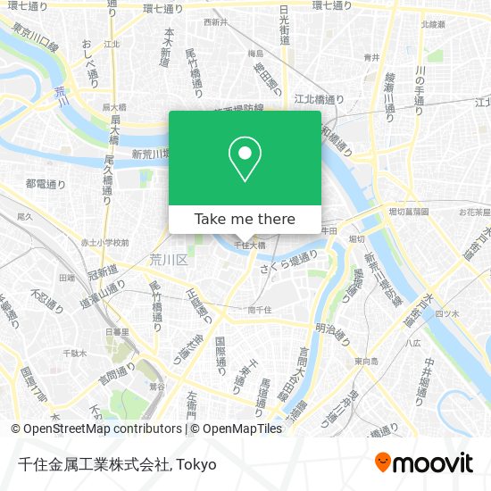 千住金属工業株式会社 map