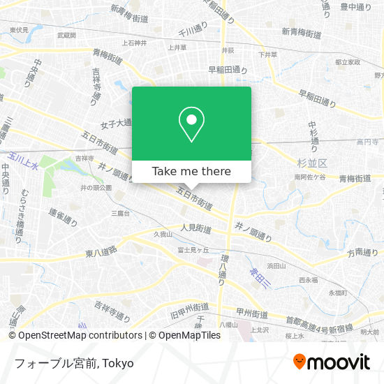 フォーブル宮前 map