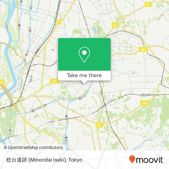稔台遺跡 (Minoridai Iseki) map