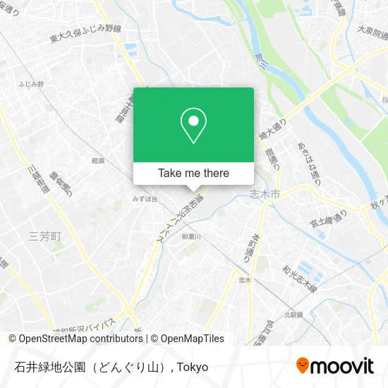 石井緑地公園（どんぐり山） map