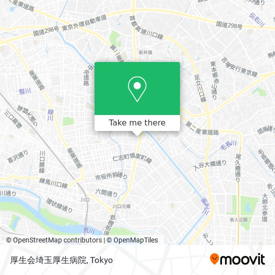 厚生会埼玉厚生病院 map