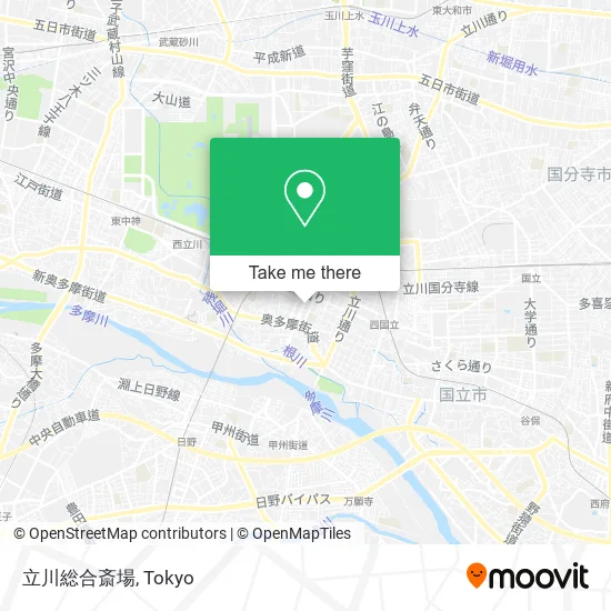 立川総合斎場 map