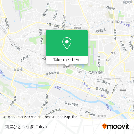 麺屋ひとつなぎ map