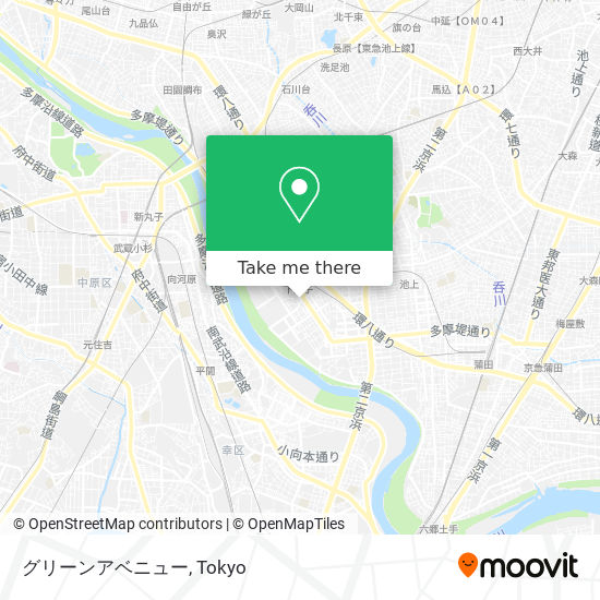 グリーンアベニュー map