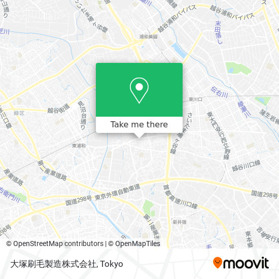 大塚刷毛製造株式会社 map